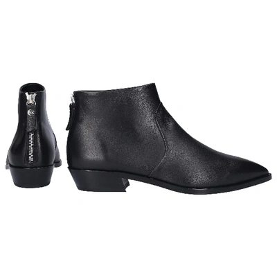 Shop Agl Attilio Giusti Leombruni Classic Ankle Boots D530535 Nappa Leather In Black