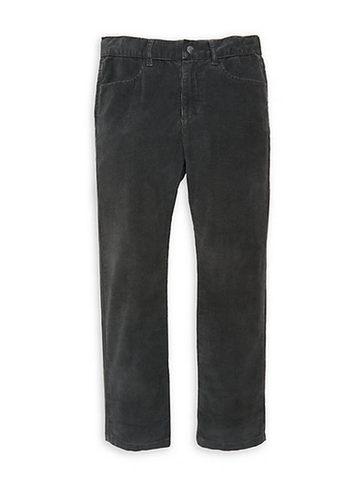 Shop Appaman Little Boy's & Boy's Corduroy Pants In Vintage Black