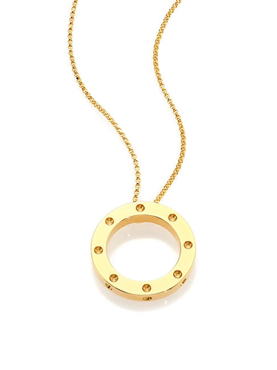 Shop Roberto Coin Pois Moi 18k Yellow Gold Pendant Necklace