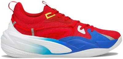 Pre-owned Puma  Rs-dreamer Super Mario 64 In Flame Scarlet/electric Blue