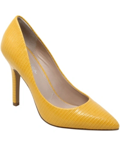 Shop Charles By Charles David Women's Maxx Pumps Women's Shoes In Mustard