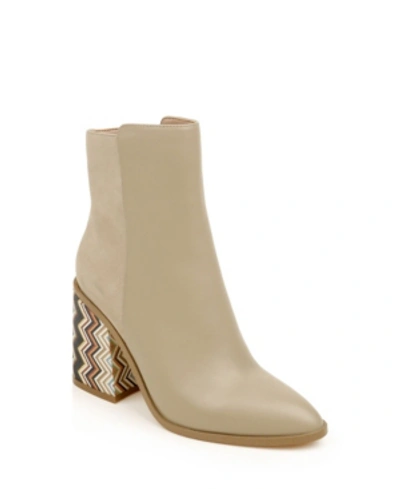 Shop Zac Posen Zac  Women's Webster Bootie Women's Shoes In Sand Leather