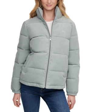 womens corduroy puffer jacket