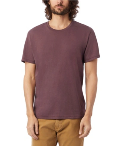 Shop Alternative Apparel Men's Crew T-shirt In Dark Plum