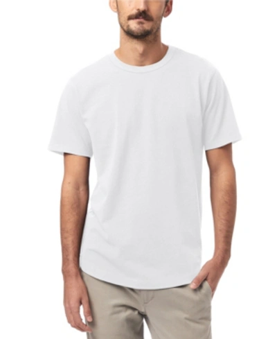 Shop Alternative Apparel Men's Hemp-blend Short Sleeve T-shirt In White
