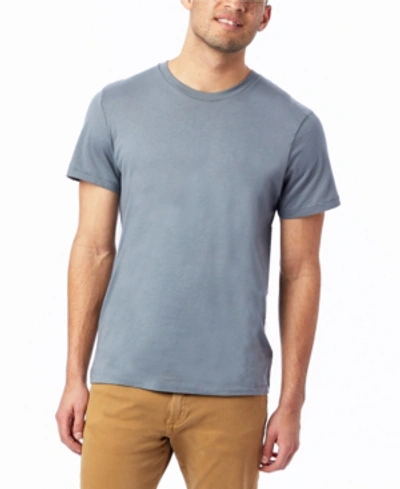 Shop Alternative Apparel Men's Crew T-shirt In Earth Ocean