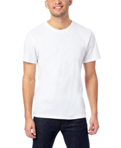 Shop Alternative Apparel Men's Crew T-shirt In Earth White