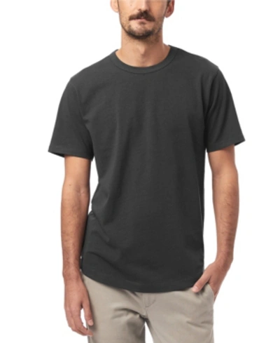 Shop Alternative Apparel Men's Hemp-blend Short Sleeve T-shirt In Shadow