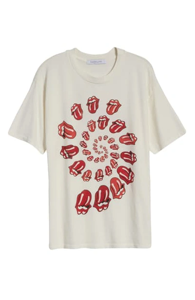 Shop Daydreamer Rolling Stones Bigger Bang Weekend Graphic Tee In Vintage White