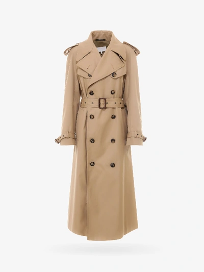 Shop Maison Margiela Trench In Beige