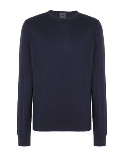 Shop 8 By Yoox Sweaters In Dark Blue