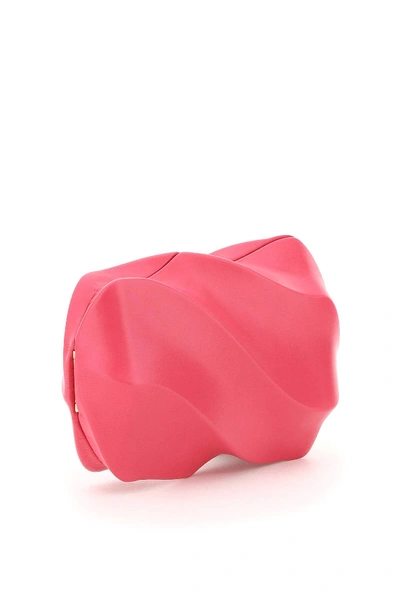 Shop Bottega Veneta Bv Whirl Box Clutch In Pink