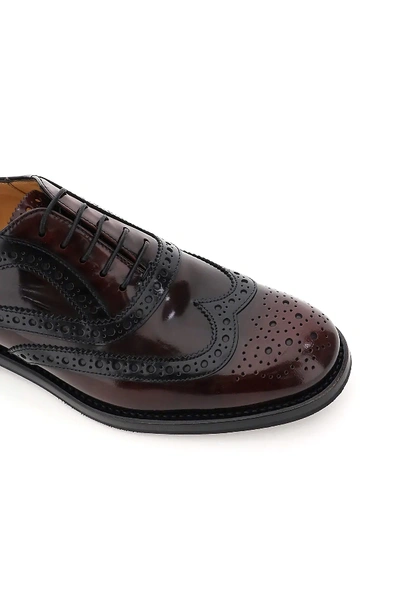 Shop Church's Burwood 5 Brogue Shoes In Purple,black