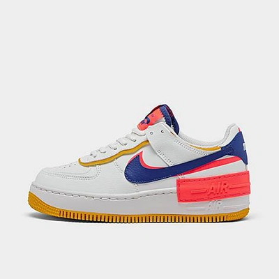 Shop Nike Women's Air Force 1 Shadow Casual Shoes In White