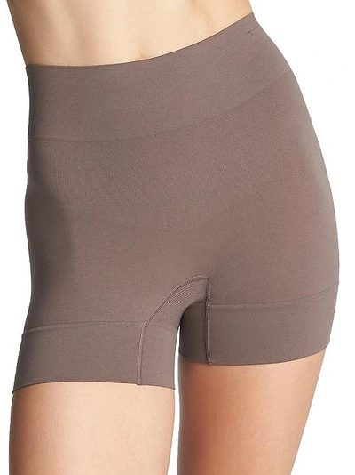 Shop Yummie Bria Comfortably Curved Shaping Short In Sparrow