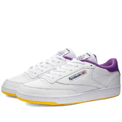 Shop Reebok X Eric Emanuel Club C 85 In White