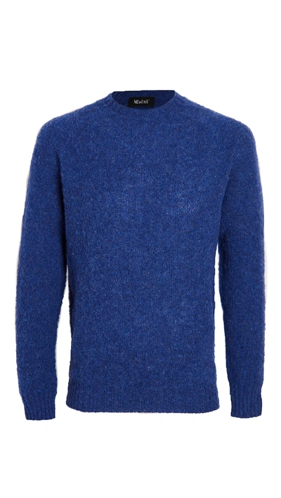 Shop Howlin' Birth Of The Cool Wool Sweater In Cobalt Dream