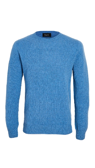 Shop Howlin' Wavemaker Wool Sweater In Blue Stars