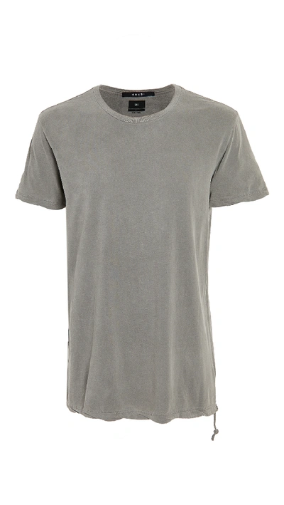 Shop Ksubi Seeing Lines Short Sleeve T-shirt In Grey