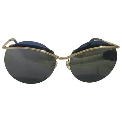 Pre-owned Marc Jacobs Blue Metal Sunglasses