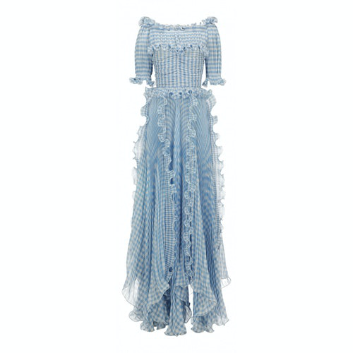 blue gucci dress