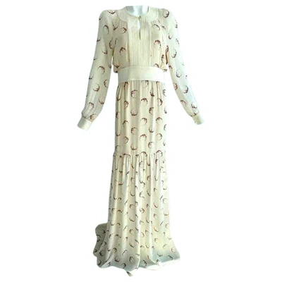 Pre-owned Vilshenko Beige Silk Dress