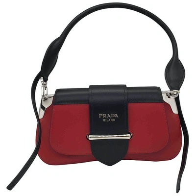 Pre-owned Prada Sidonie Red Leather Handbag