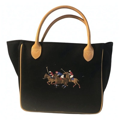 Pre-owned Polo Ralph Lauren Black Cotton Handbag