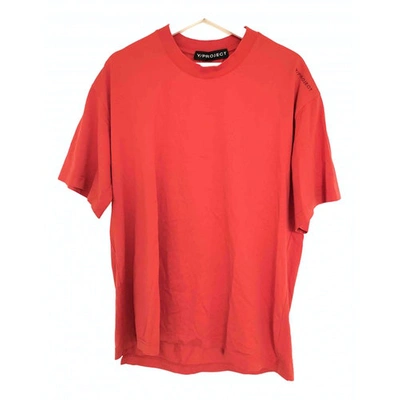 Pre-owned Y/project Red Cotton  Top