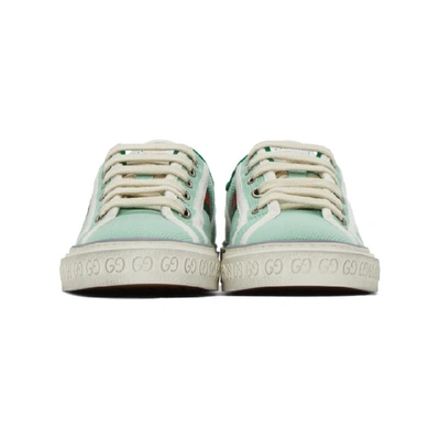 Shop Gucci Green  Tennis 1977 Sneakers In 3963 Waterg