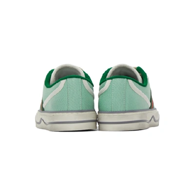 Shop Gucci Green  Tennis 1977 Sneakers In 3963 Waterg
