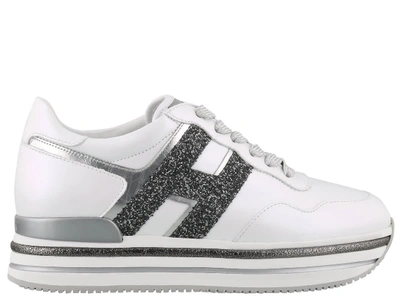 Shop Hogan H468 Sneakers In White