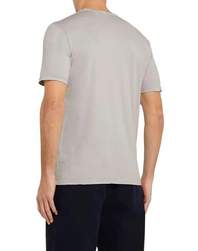 Shop Aspesi T-shirts In Light Grey