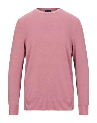 Shop Drumohr Sweaters In Pastel Pink