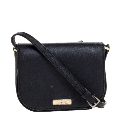 Pre-owned Kate Spade Black Leather Nadine Crossbody Bag