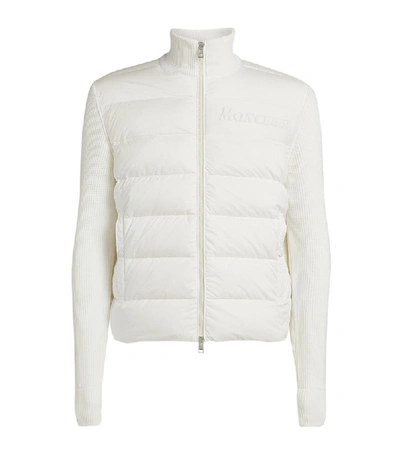 Shop Moncler Quilted Zipped Jacket