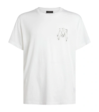 Shop Amiri Bones Logo T-shirt
