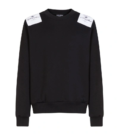 Shop Dolce & Gabbana Cotton Sweatshirt In Multi