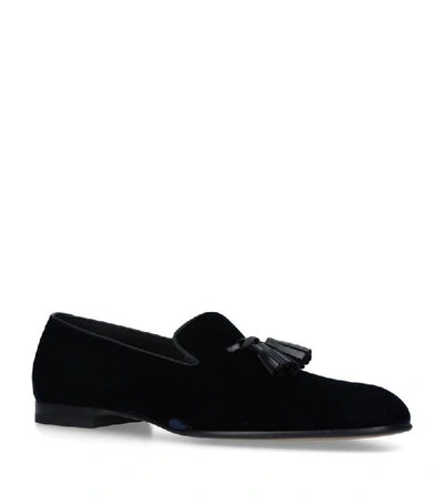 Shop Tom Ford Velvet William Tassel Loafers