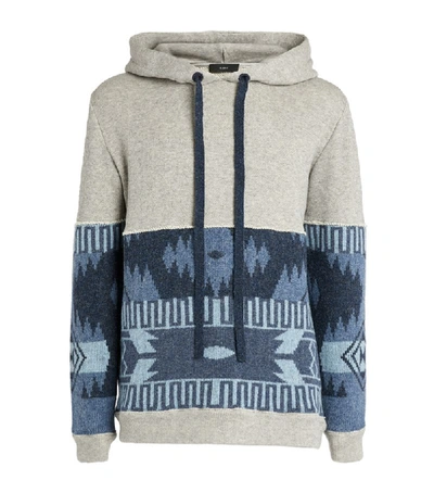 Shop Alanui Fine-knit Hoodie