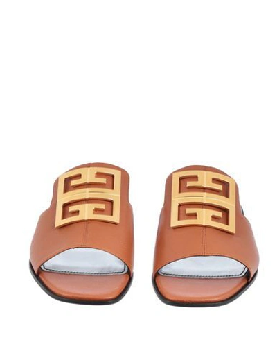 Shop Givenchy Sandals In Tan