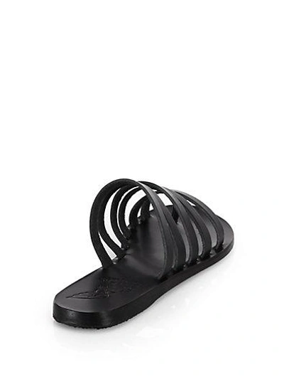 Shop Ancient Greek Sandals Niki Strappy Leather Sandals In Black