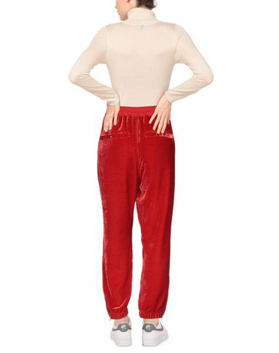 Shop Rick Owens Pants In Red