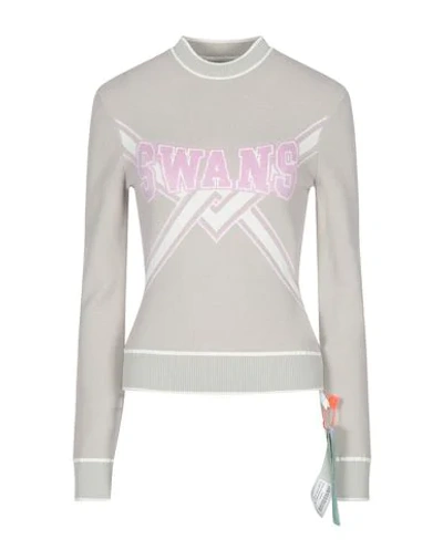 Shop Off-white Sweater In Light Grey