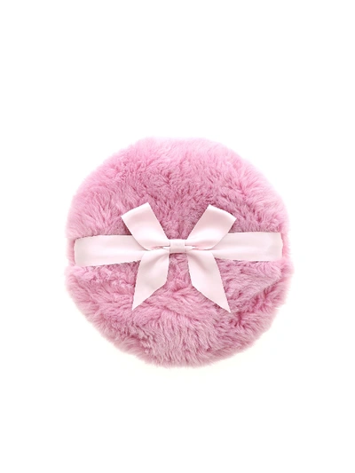 Shop Moschino Branded Fur Clutch Bag In Pink