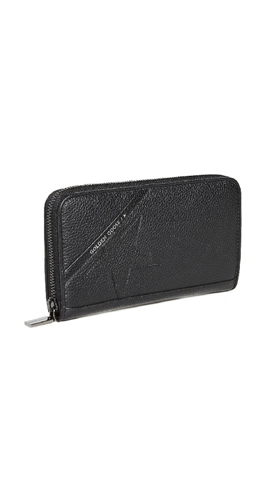 Shop Golden Goose Star Continental Zip Wallet In Black