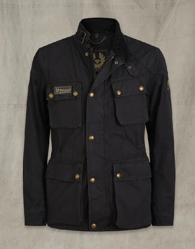 Shop Belstaff Fieldmaster Vintage Jacket In Black
