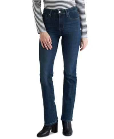 Shop Levi's 725 High-waist Bootcut Jeans In Lapis Dark Horse