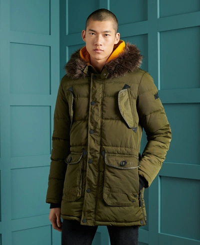 Superdry Men's Chinook Parka Coat Khaki | ModeSens