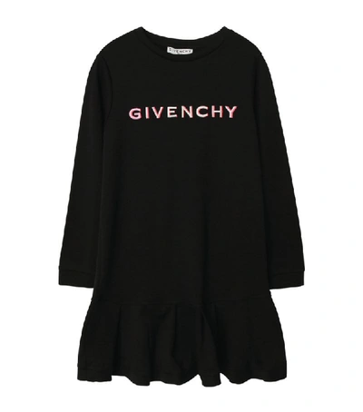 Shop Givenchy Kids Logo Dropped Hem Dress (4-14 Years)